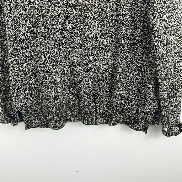 LRL Lauren Ralph Lauren Black & Yellow Cotton Sweater - Picture 6 of 8